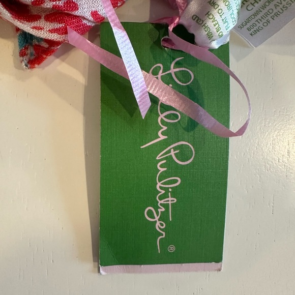 Lilly Pulitzer NWT Fan Scarf - Picture 6 of 10